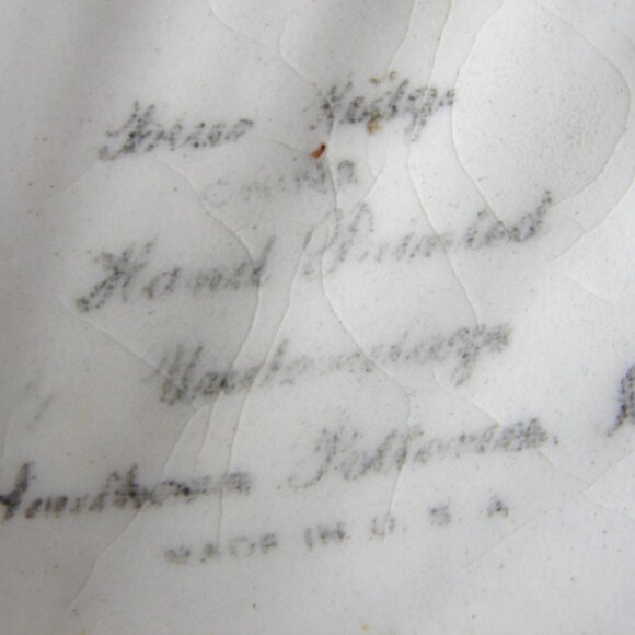 Vtg Blue Ridge Southern Potteries Clam Shell-Shaped Bowl, French Peasant Pattern - Picture 4 of 9